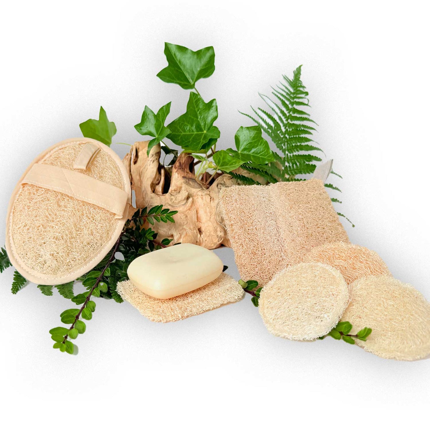 Magic Collection -Natural Loofah Beauty Set for Women | Plastic-Free Skincare